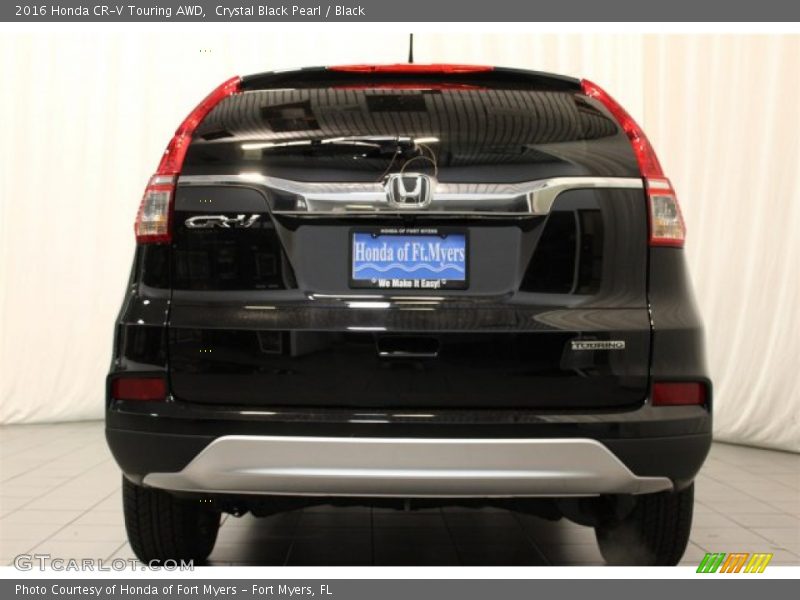 Crystal Black Pearl / Black 2016 Honda CR-V Touring AWD