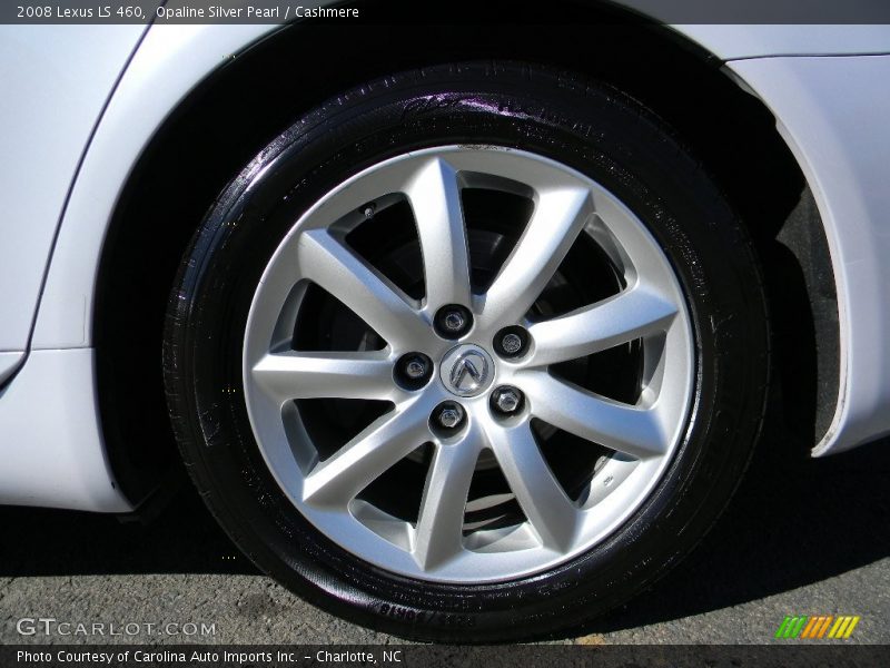 Opaline Silver Pearl / Cashmere 2008 Lexus LS 460
