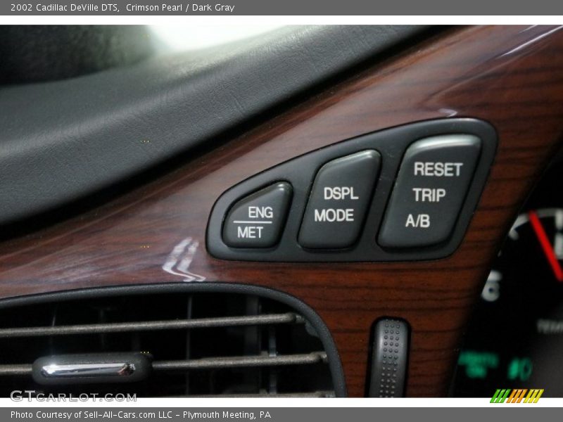 Crimson Pearl / Dark Gray 2002 Cadillac DeVille DTS