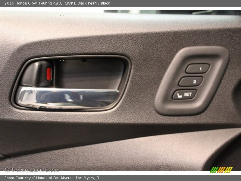 Crystal Black Pearl / Black 2016 Honda CR-V Touring AWD