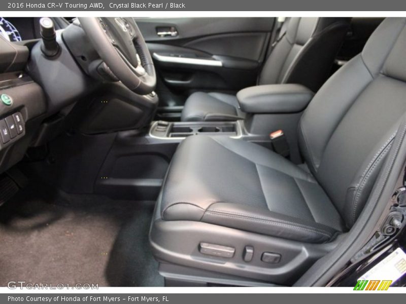 Crystal Black Pearl / Black 2016 Honda CR-V Touring AWD