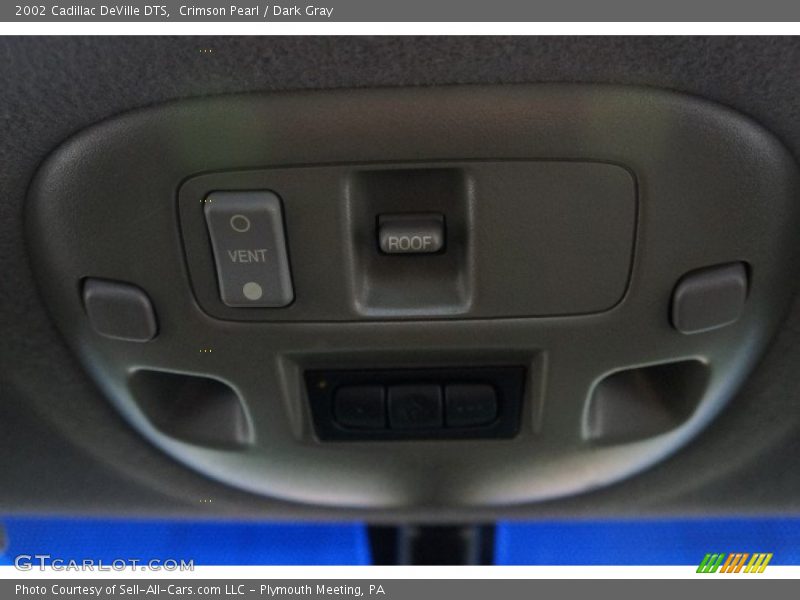 Crimson Pearl / Dark Gray 2002 Cadillac DeVille DTS
