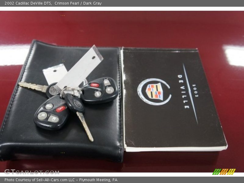 Crimson Pearl / Dark Gray 2002 Cadillac DeVille DTS
