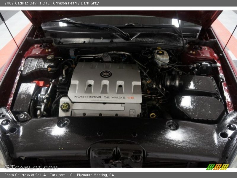 Crimson Pearl / Dark Gray 2002 Cadillac DeVille DTS