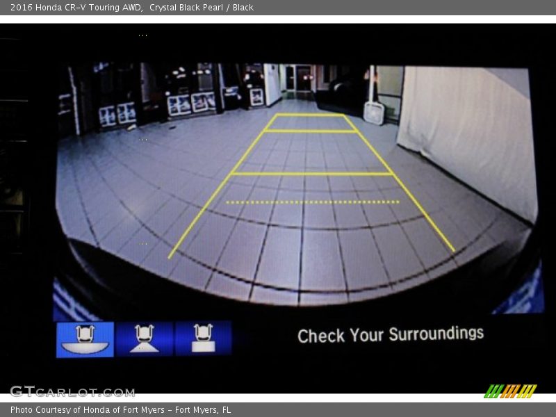 Crystal Black Pearl / Black 2016 Honda CR-V Touring AWD