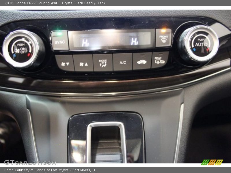 Crystal Black Pearl / Black 2016 Honda CR-V Touring AWD