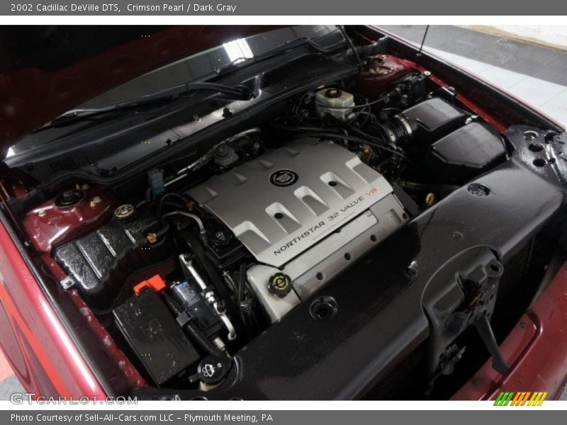 Crimson Pearl / Dark Gray 2002 Cadillac DeVille DTS