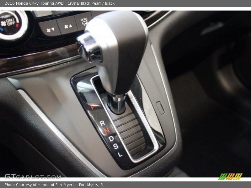 Crystal Black Pearl / Black 2016 Honda CR-V Touring AWD