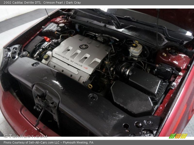 Crimson Pearl / Dark Gray 2002 Cadillac DeVille DTS