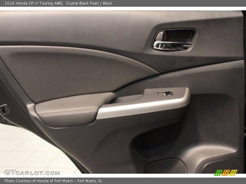 Crystal Black Pearl / Black 2016 Honda CR-V Touring AWD