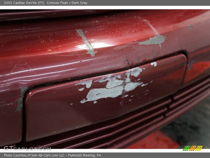 Crimson Pearl / Dark Gray 2002 Cadillac DeVille DTS