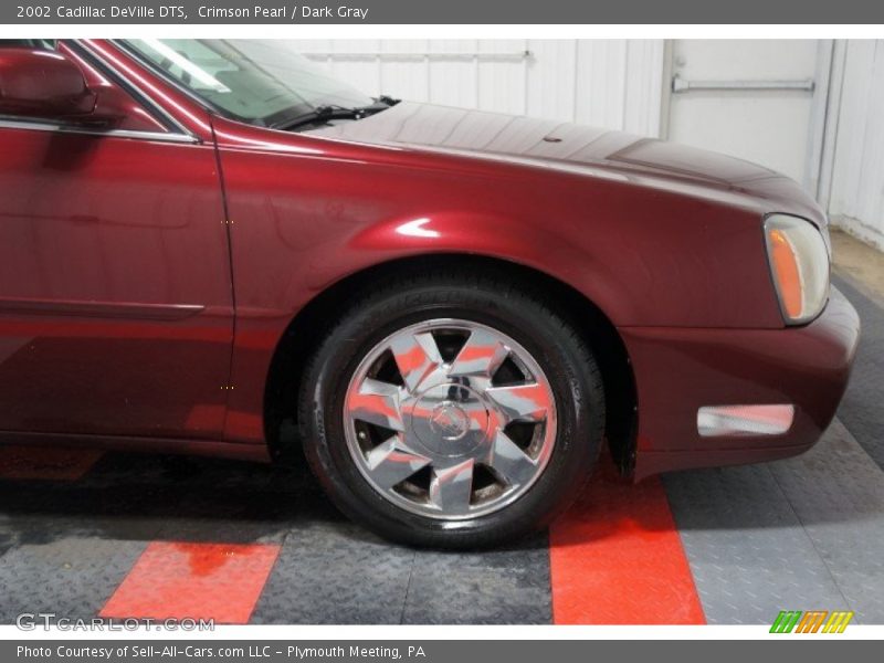 Crimson Pearl / Dark Gray 2002 Cadillac DeVille DTS