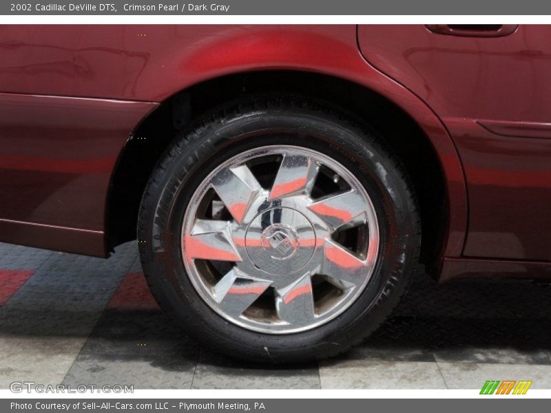 Crimson Pearl / Dark Gray 2002 Cadillac DeVille DTS