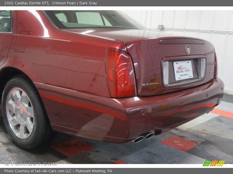 Crimson Pearl / Dark Gray 2002 Cadillac DeVille DTS