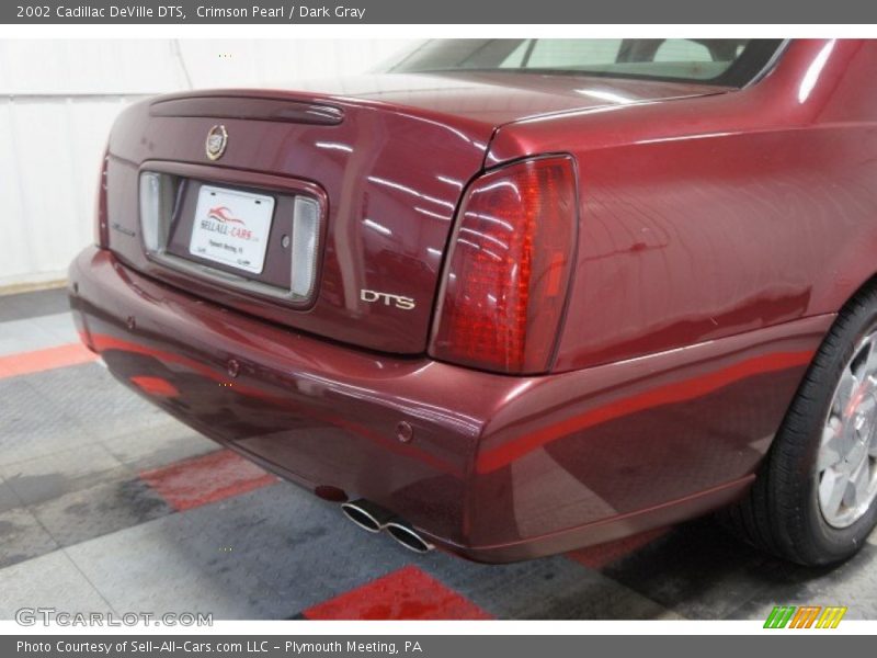 Crimson Pearl / Dark Gray 2002 Cadillac DeVille DTS