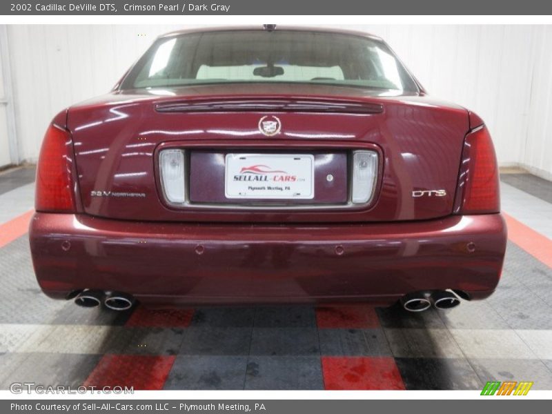 Crimson Pearl / Dark Gray 2002 Cadillac DeVille DTS