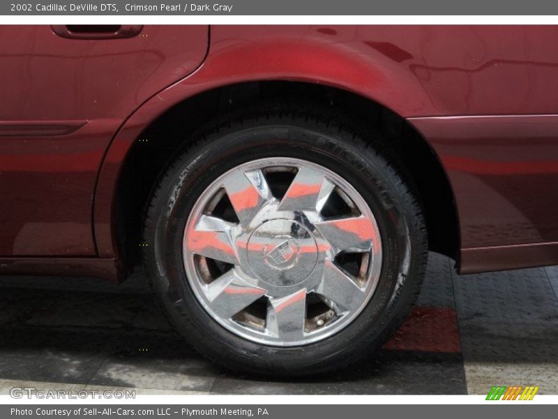 Crimson Pearl / Dark Gray 2002 Cadillac DeVille DTS