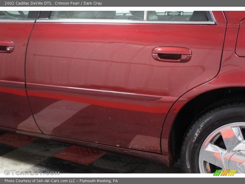 Crimson Pearl / Dark Gray 2002 Cadillac DeVille DTS