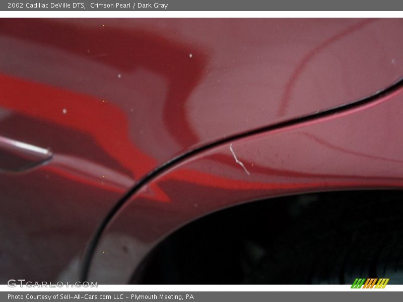 Crimson Pearl / Dark Gray 2002 Cadillac DeVille DTS
