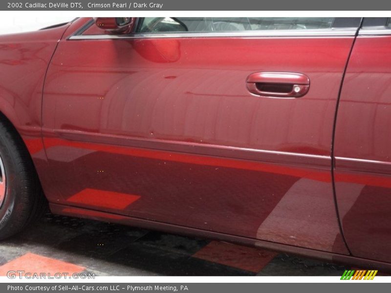 Crimson Pearl / Dark Gray 2002 Cadillac DeVille DTS
