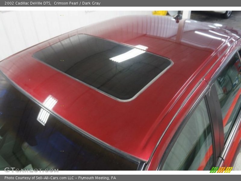 Crimson Pearl / Dark Gray 2002 Cadillac DeVille DTS