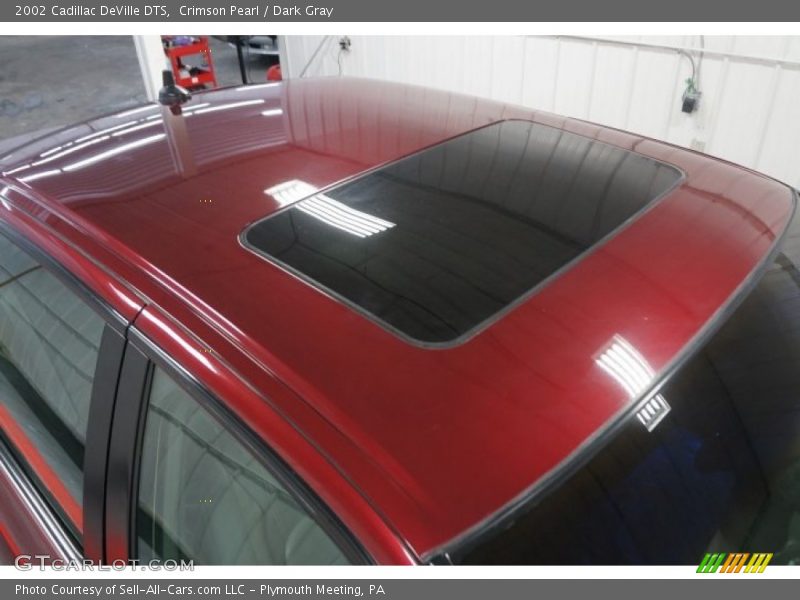 Crimson Pearl / Dark Gray 2002 Cadillac DeVille DTS