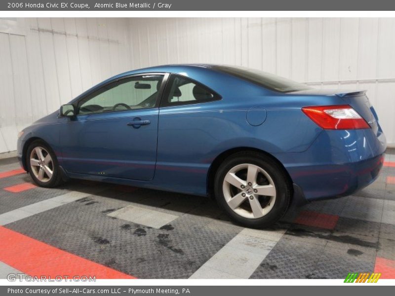 Atomic Blue Metallic / Gray 2006 Honda Civic EX Coupe