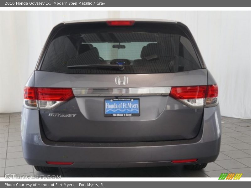 Modern Steel Metallic / Gray 2016 Honda Odyssey LX