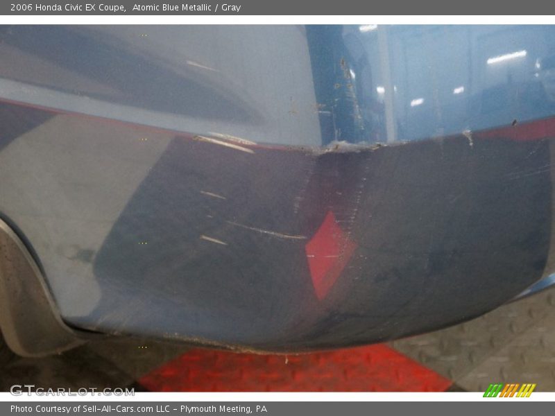 Atomic Blue Metallic / Gray 2006 Honda Civic EX Coupe