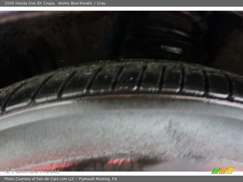 Atomic Blue Metallic / Gray 2006 Honda Civic EX Coupe