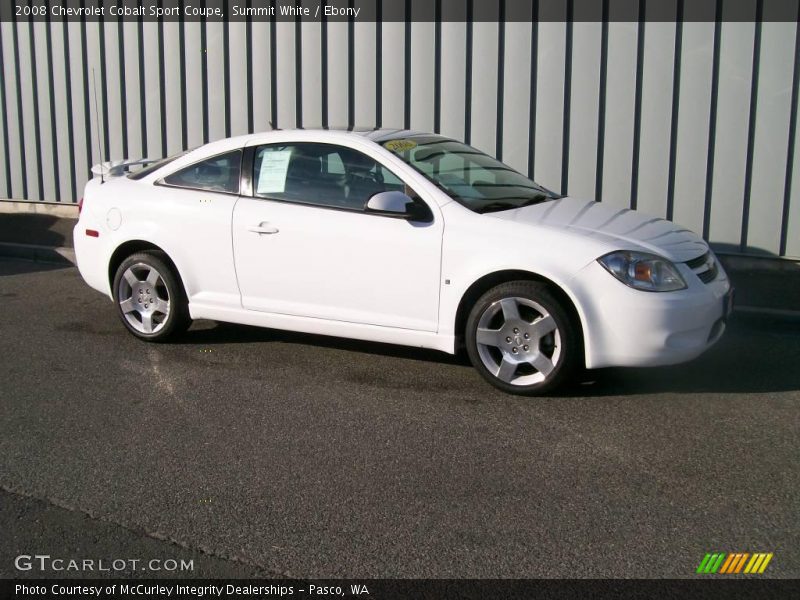 Summit White / Ebony 2008 Chevrolet Cobalt Sport Coupe