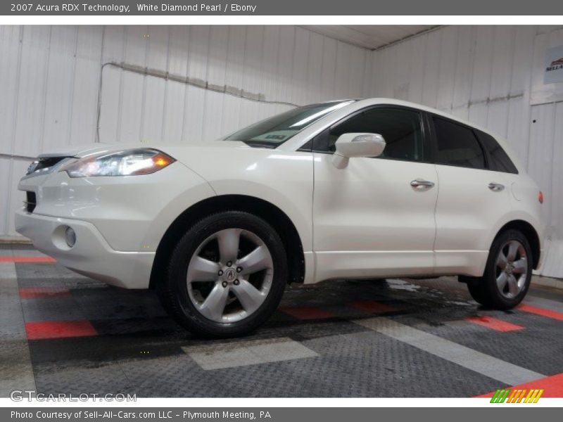 White Diamond Pearl / Ebony 2007 Acura RDX Technology