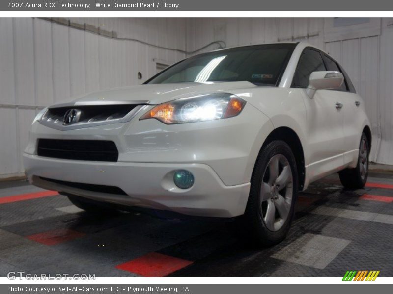 White Diamond Pearl / Ebony 2007 Acura RDX Technology