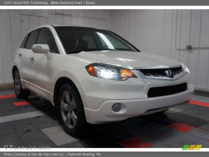 White Diamond Pearl / Ebony 2007 Acura RDX Technology