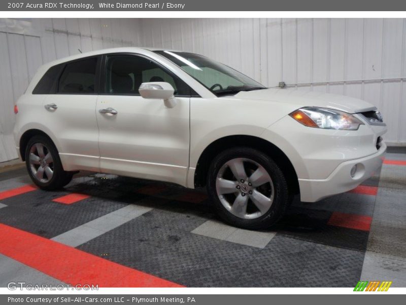 White Diamond Pearl / Ebony 2007 Acura RDX Technology