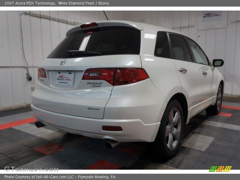 White Diamond Pearl / Ebony 2007 Acura RDX Technology