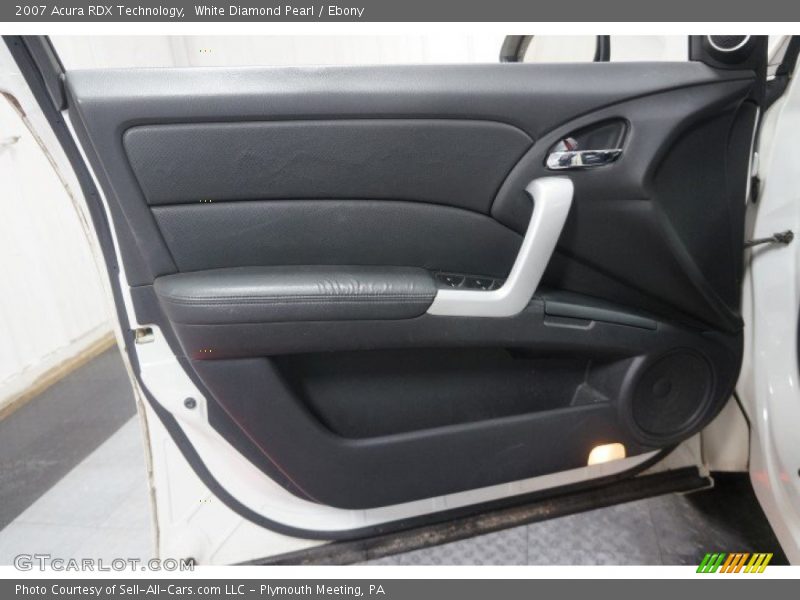 White Diamond Pearl / Ebony 2007 Acura RDX Technology
