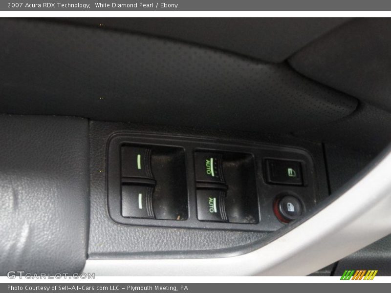 White Diamond Pearl / Ebony 2007 Acura RDX Technology