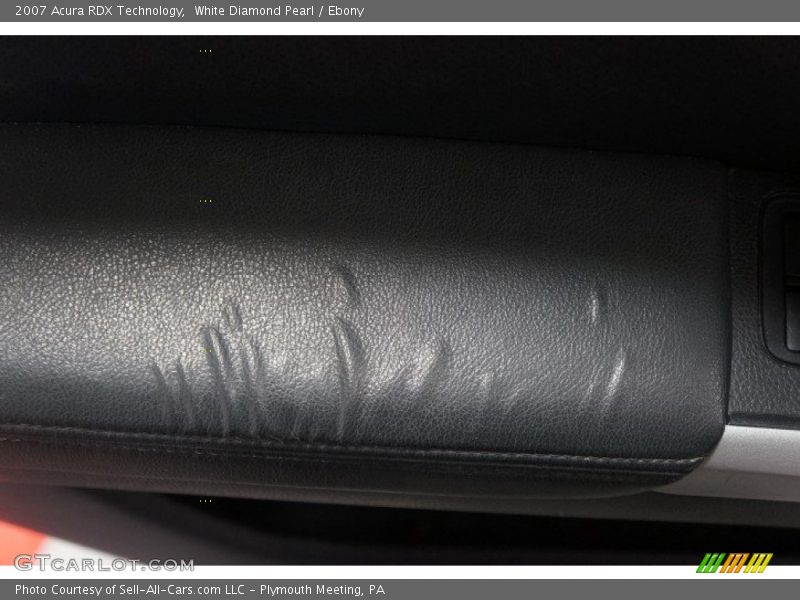 White Diamond Pearl / Ebony 2007 Acura RDX Technology