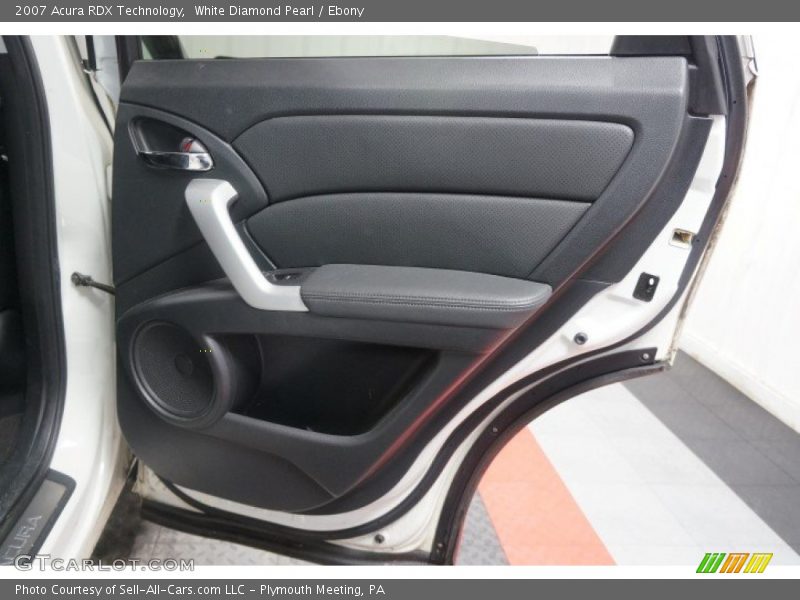 White Diamond Pearl / Ebony 2007 Acura RDX Technology