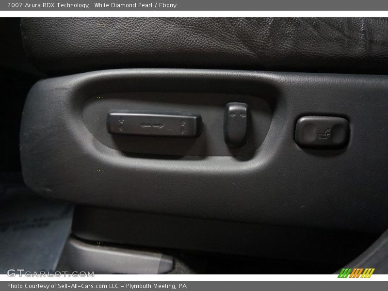 White Diamond Pearl / Ebony 2007 Acura RDX Technology