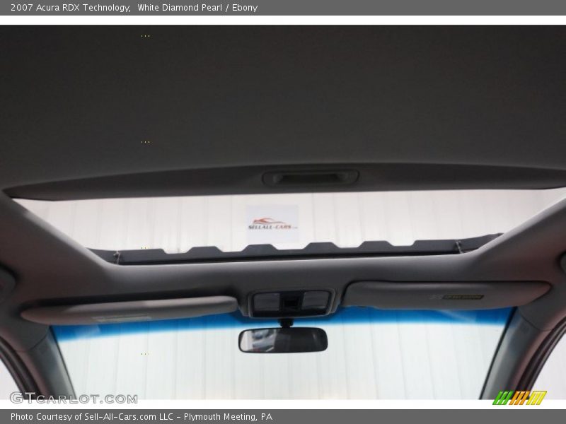 White Diamond Pearl / Ebony 2007 Acura RDX Technology