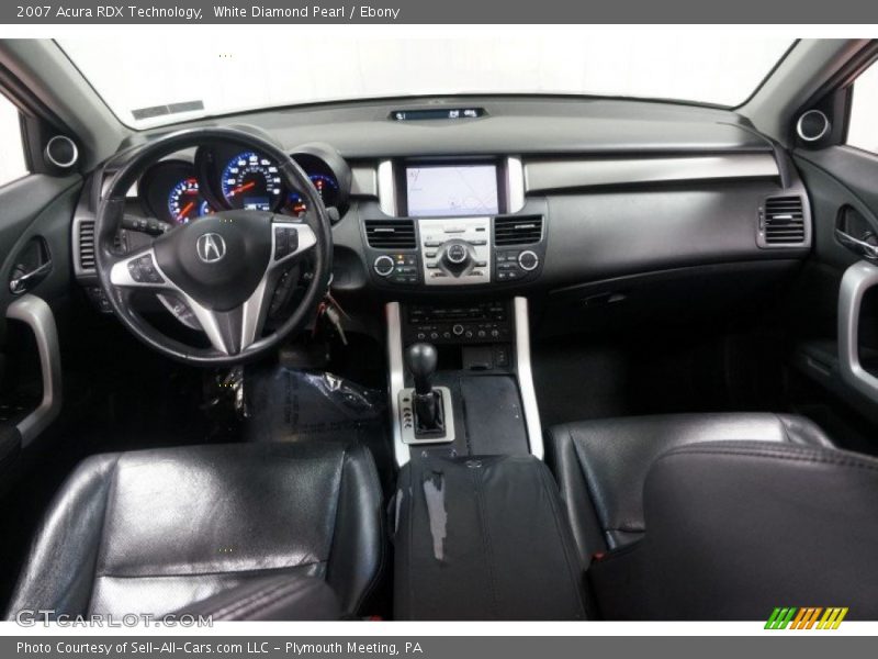 White Diamond Pearl / Ebony 2007 Acura RDX Technology