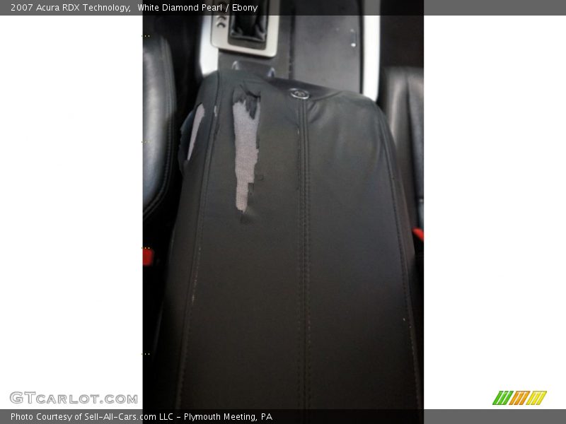 White Diamond Pearl / Ebony 2007 Acura RDX Technology
