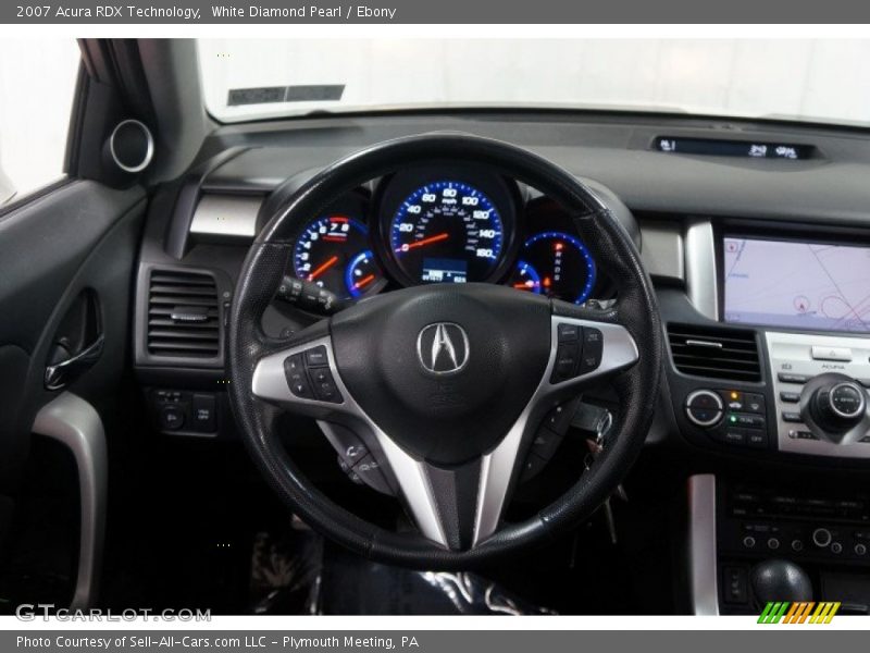 White Diamond Pearl / Ebony 2007 Acura RDX Technology