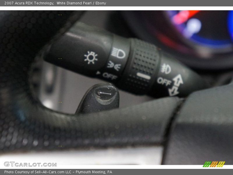 White Diamond Pearl / Ebony 2007 Acura RDX Technology