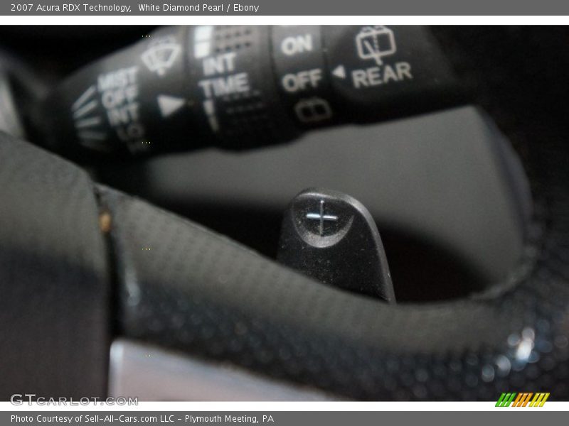 White Diamond Pearl / Ebony 2007 Acura RDX Technology