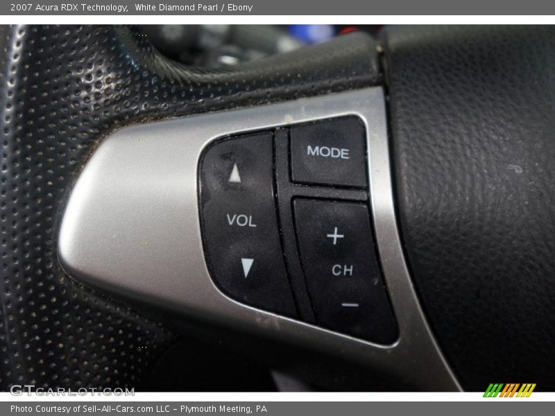 White Diamond Pearl / Ebony 2007 Acura RDX Technology