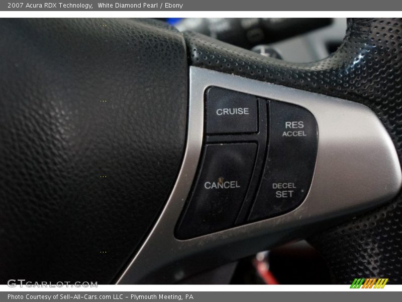 White Diamond Pearl / Ebony 2007 Acura RDX Technology