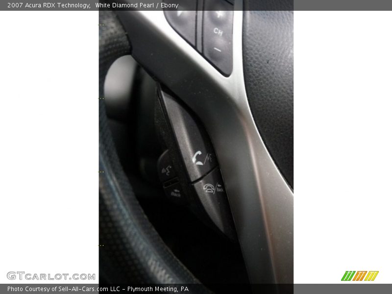 White Diamond Pearl / Ebony 2007 Acura RDX Technology
